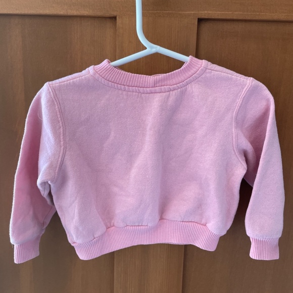 2t retro crop top sweater for toddler - Picture 2 of 2